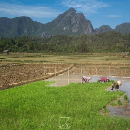 Sd View Hotel Vang Vieng Exteriér fotografie