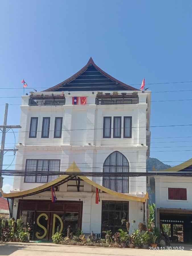 Sd View Hotel Vang Vieng Exteriér fotografie