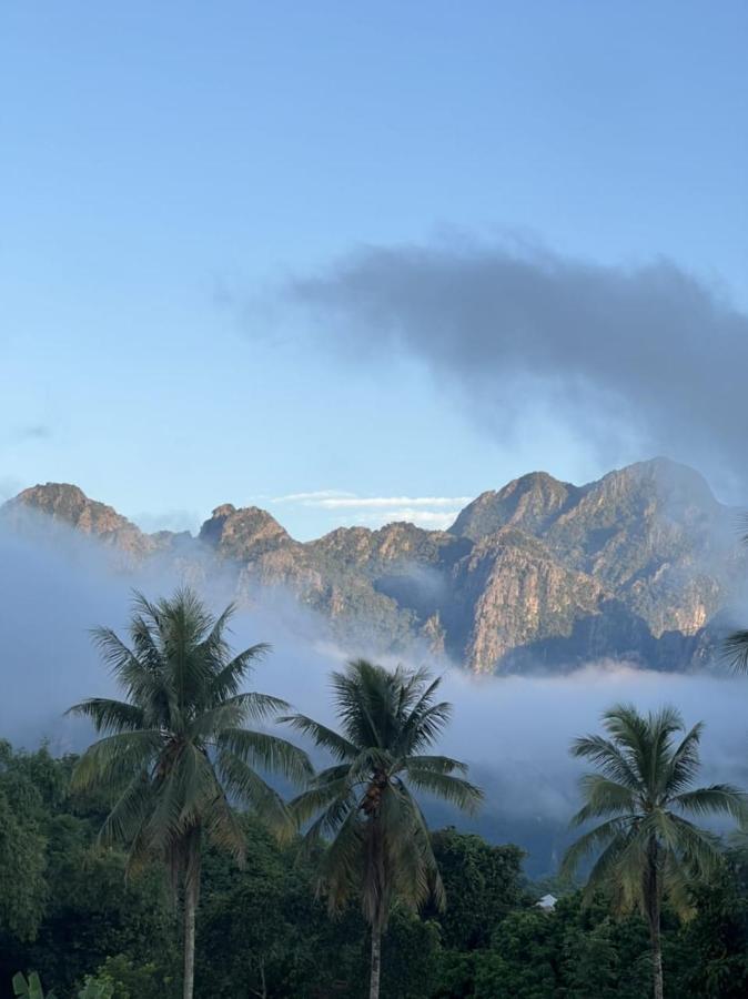 Sd View Hotel Vang Vieng Exteriér fotografie