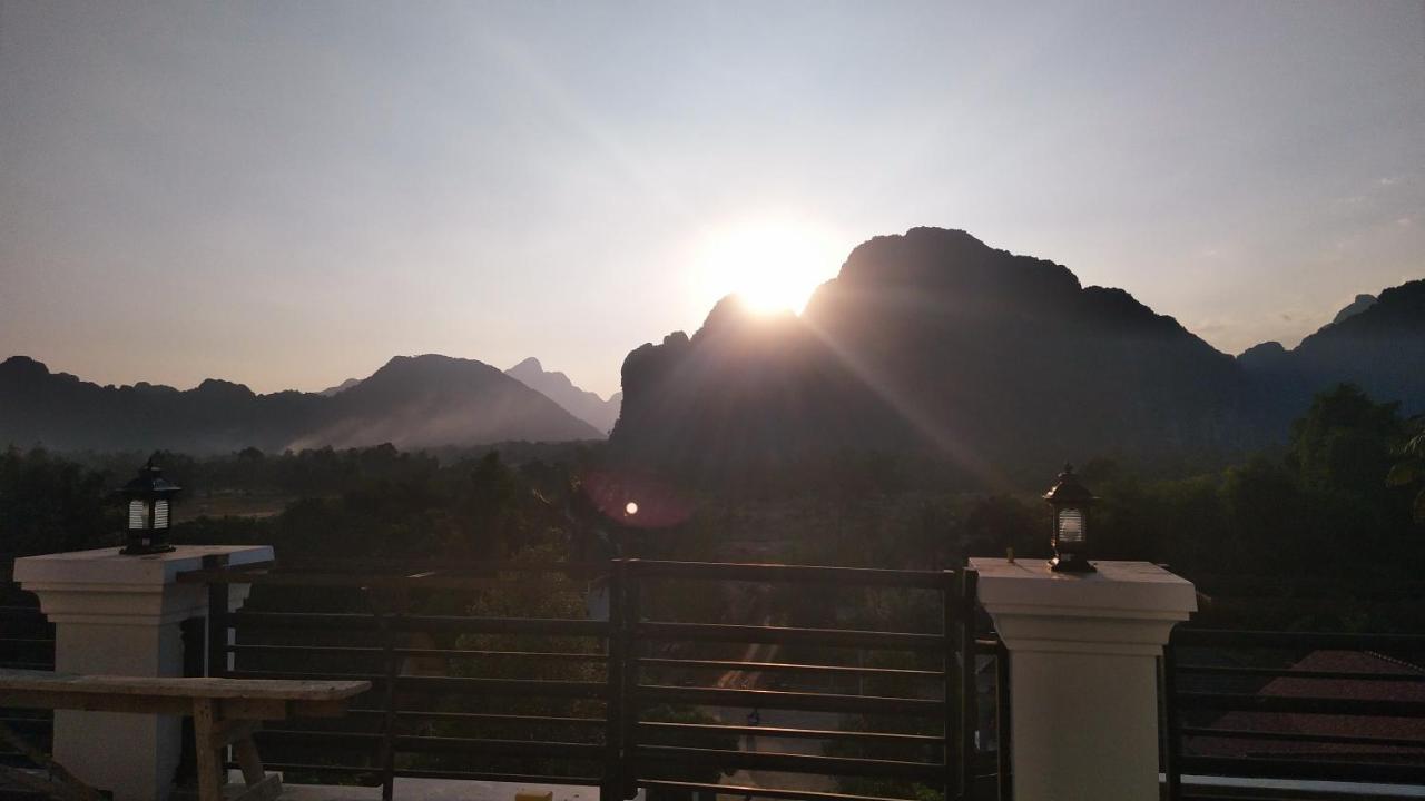 Sd View Hotel Vang Vieng Exteriér fotografie